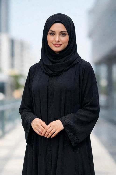 Elare Elegance Black Abaya